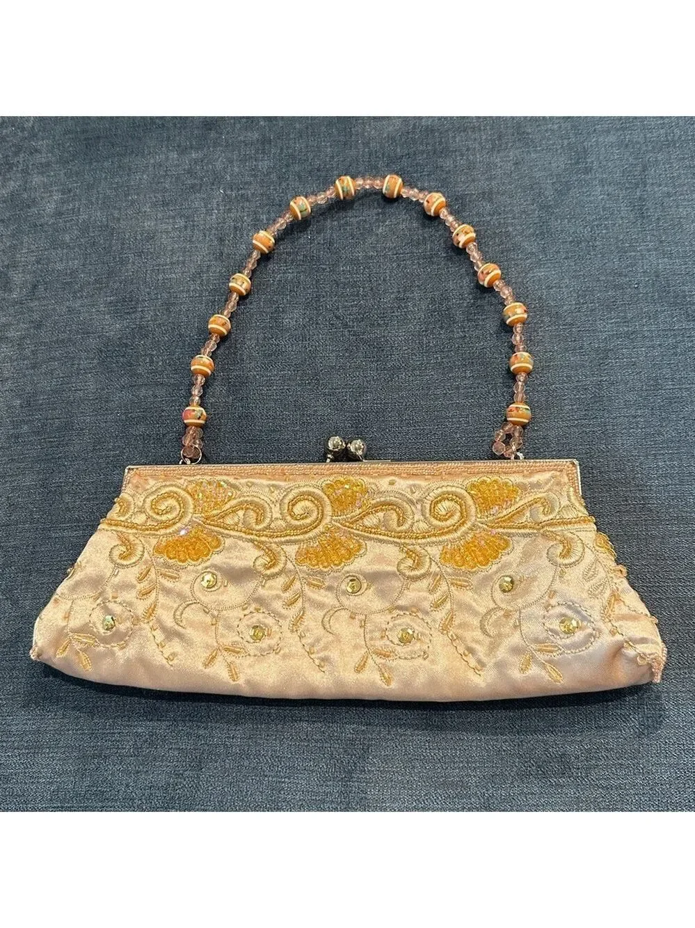 Vintage Beaded Evening Bag by Chateau. Excellent pre owned condition.